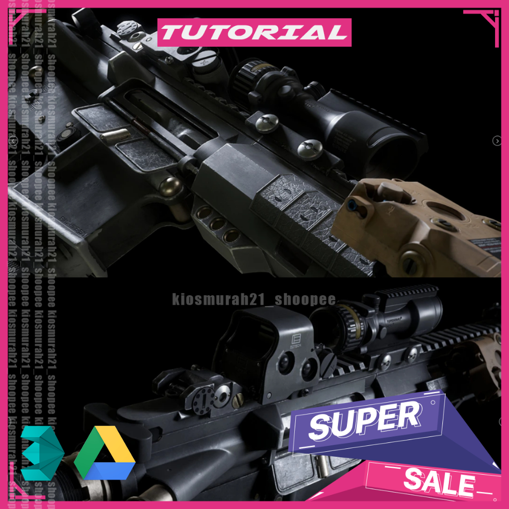 3Ds Max - Ultimate Weapons Masterclass 3Ds Max Tutorial