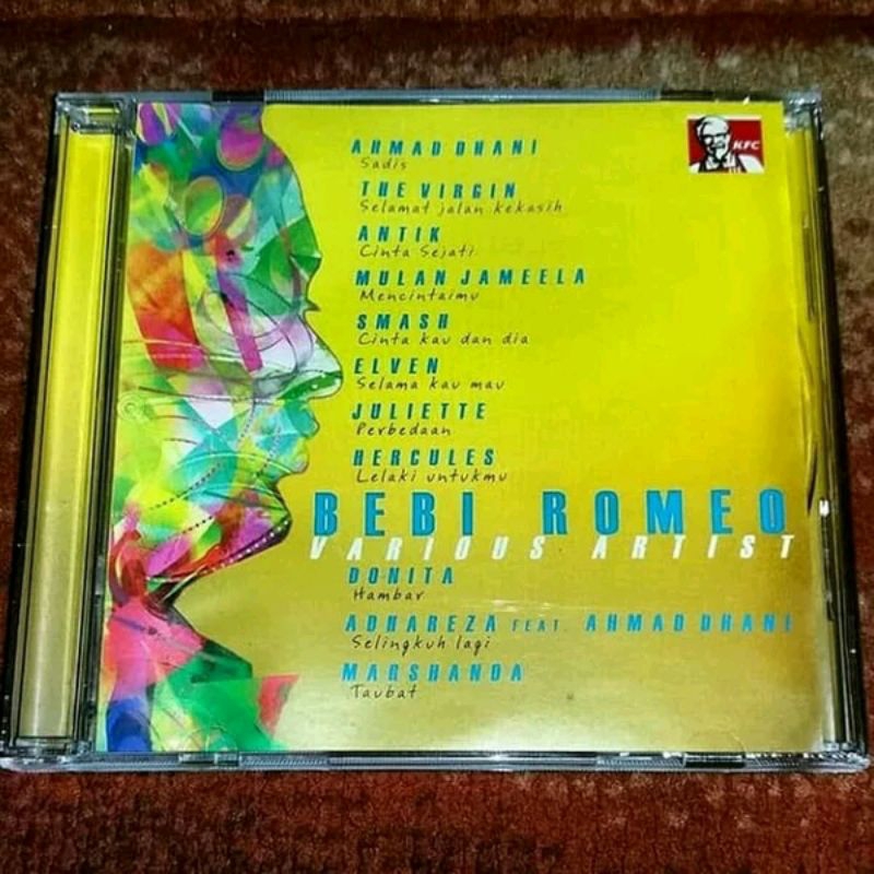 CD Bebi Romeo - Various Artist . Marshanda Mulan Jameela Adhareza Juliette The Virgin Antik Elven He