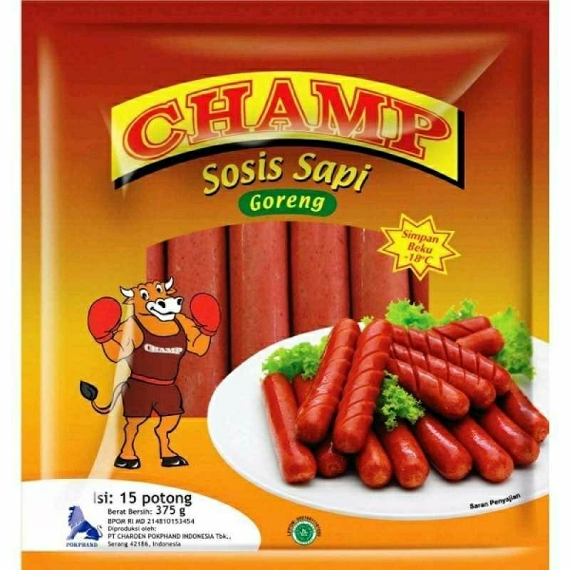 

Champ Sosis Sapi Goreng Isi: 6 Potong