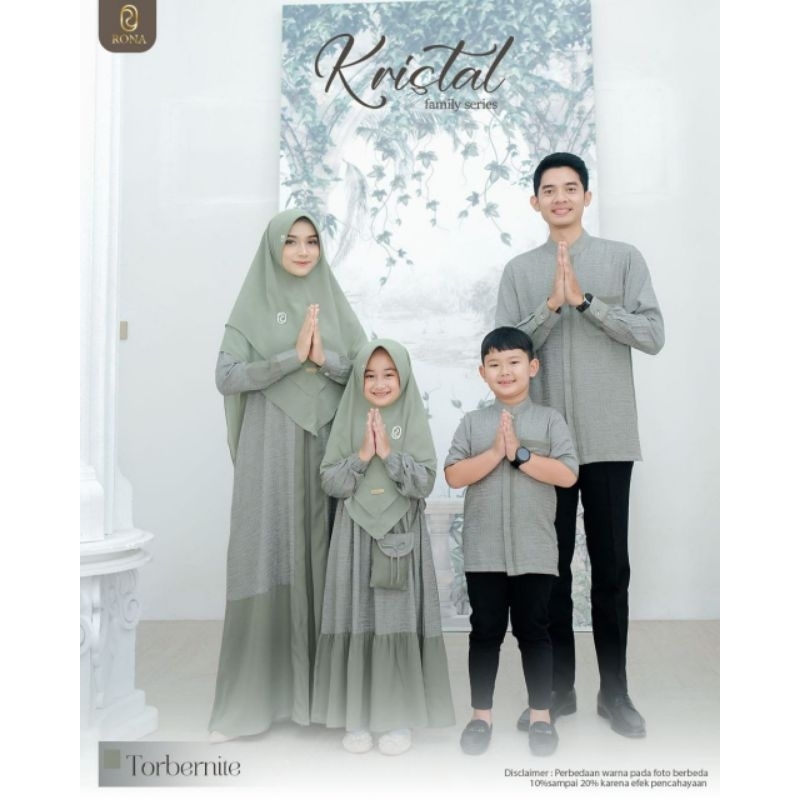 Kristal Family Series by @r.o.n.a_hijab (Torbenite)| Ready Stock ✨
