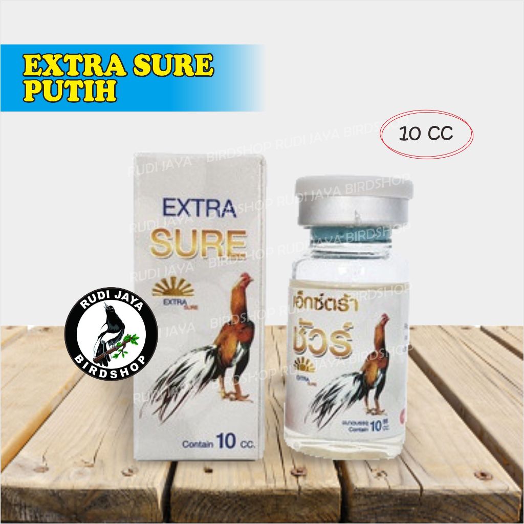 EXTRA SURE PUTIH 10 ML CC V-MIX PINK OBAT VITAMIN DOPING IMPORT AYAM BANGKOK THAILAND MENGOBATI SNOT