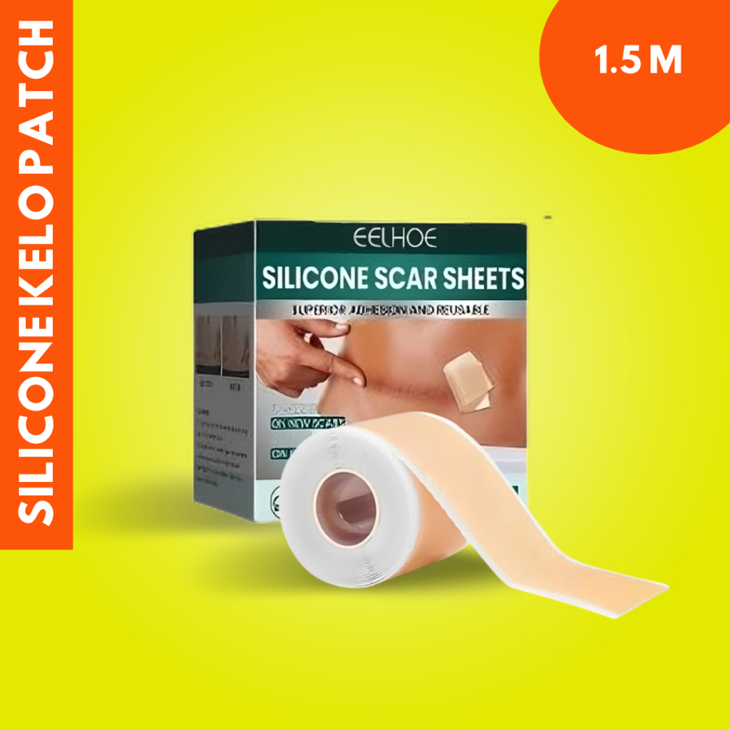 SILLICONE KELO PATCH - Solusi bebas keloid tahunan patch keloid & plaster keloid bebas operasi ampuh