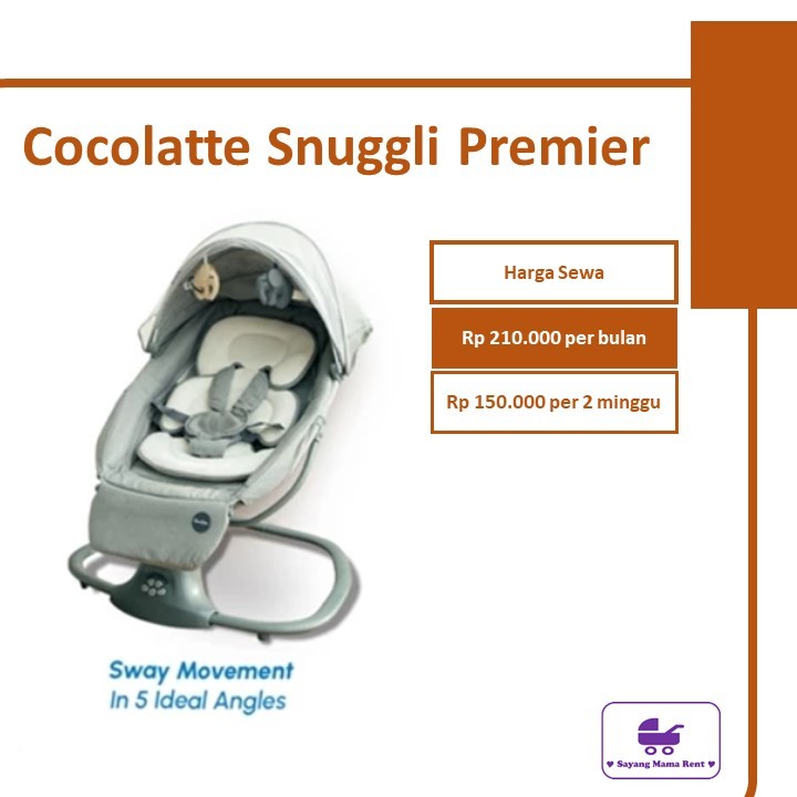 Sewa Bouncer Snuggli Cocolatte Premium