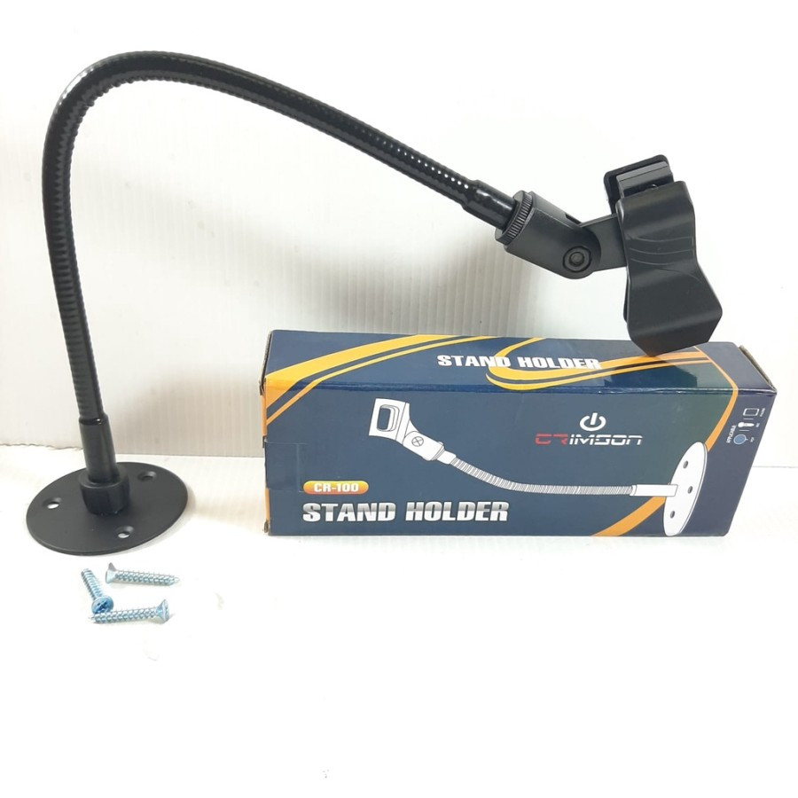 Stand Mic Imam CRIMSON CR100 35CM Besi / Wall Holder Mic Dinding / Stand Mic Tembok Dinding Mimbar -