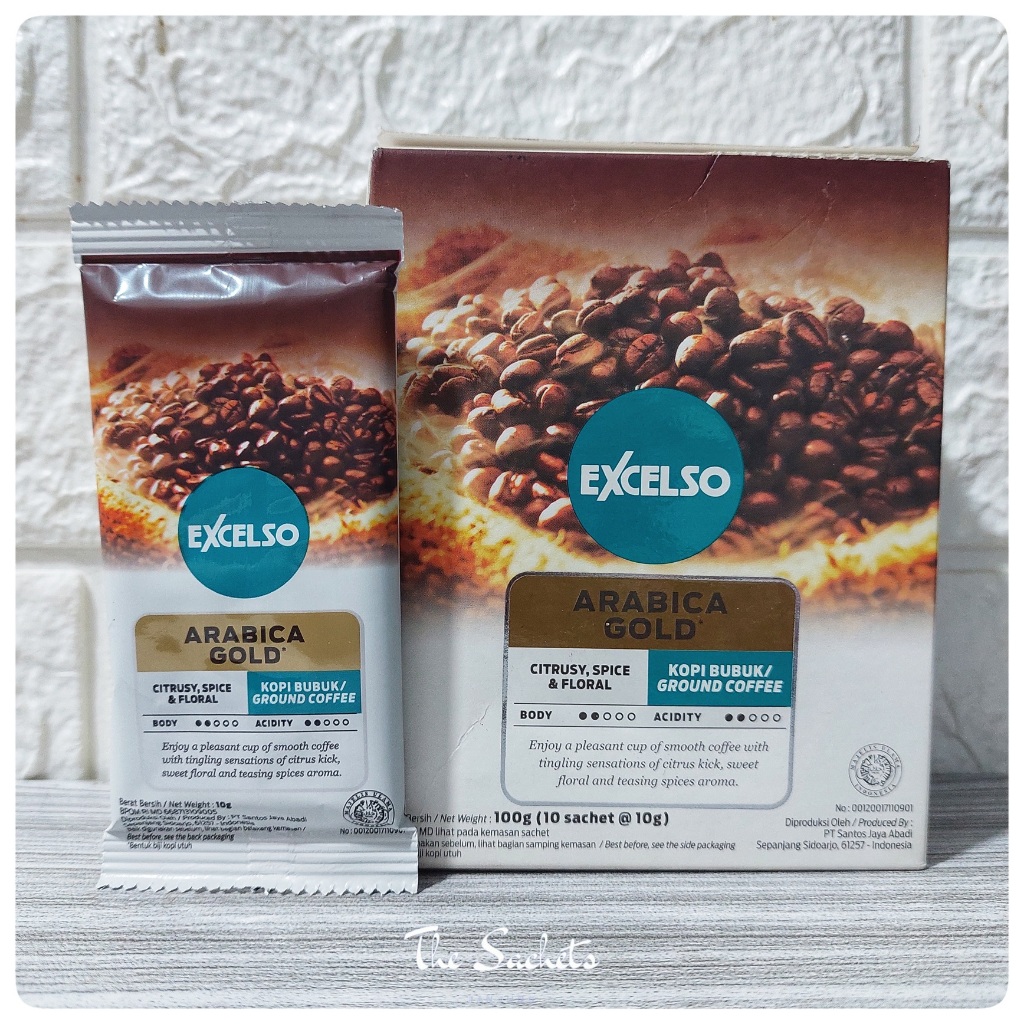 

Excelso Arabica Gold Kopi Coffee Sachet