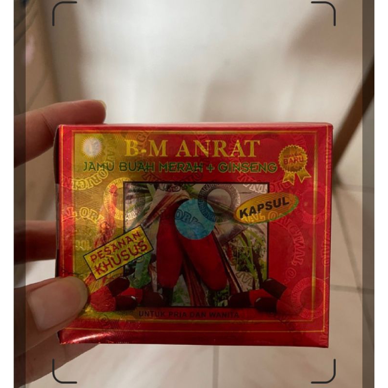 

JAMU BUAH MERAH PLUS GINSENG BM ANRAT ORIGINAL