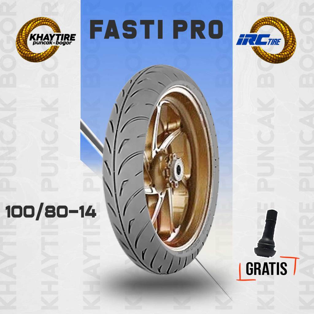 Ban Tubles Motor Matic RACING COMPOUND IRC FASTI PRO 100/80 Ring 14