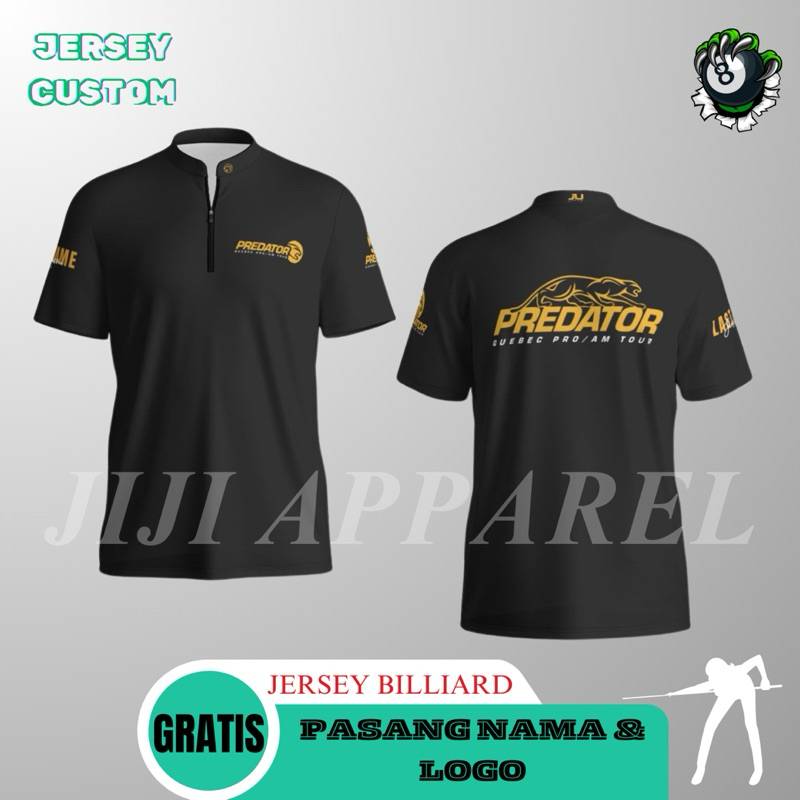 JERSEY BILLIARD CUSTOM FULL PRINT BAJU JERSEY BILLIARD TERBARU BAJU ATASAN PRIA WANITA FREE NAMESET 