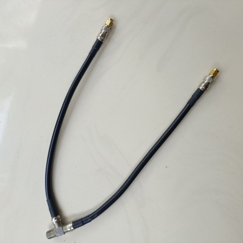 Pigtail Modem B310 B315 / Konektor SMA Male Cabang Splitter T
