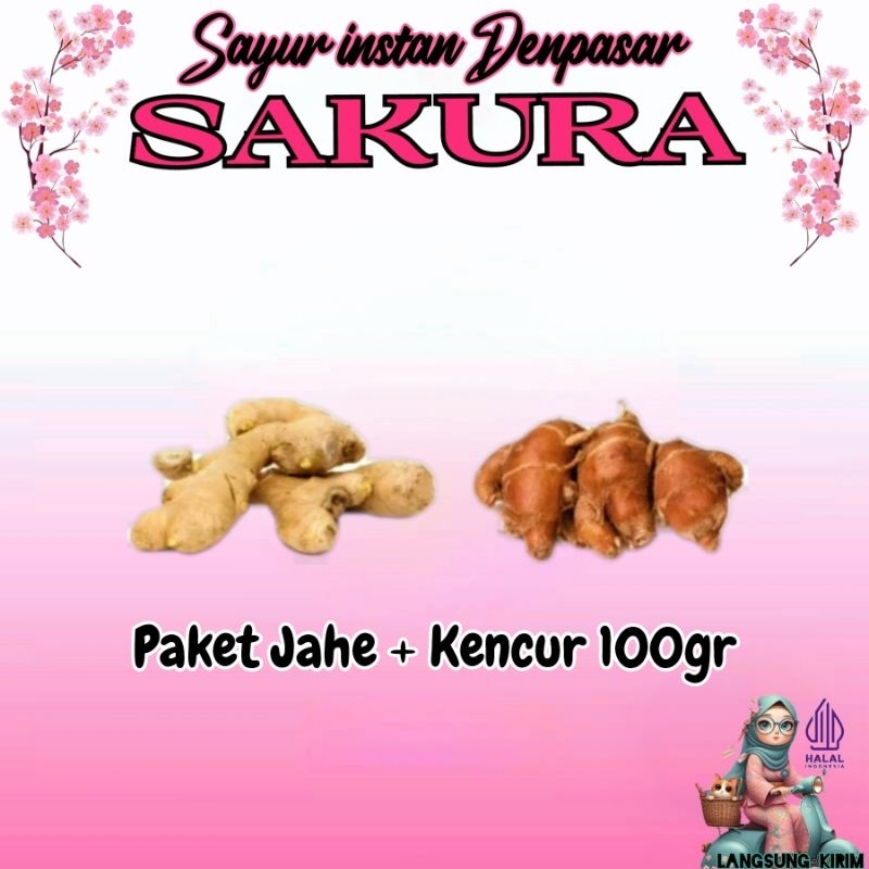 

Paket Jahe & Kencur 100gr _ Sayur Sakura Denpasar