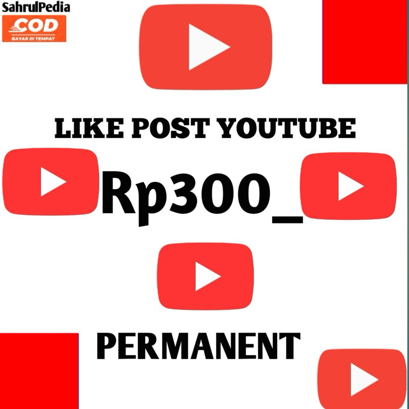 PROMO LIKE YOUTUBE PERMANEN