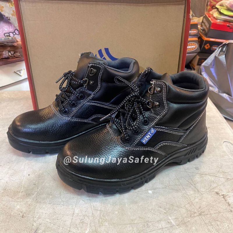 Sepatu Safety Kent Andalas Original 100% Outsole Rubber Berkualitas Anti Slip Standar SNI - Safety S