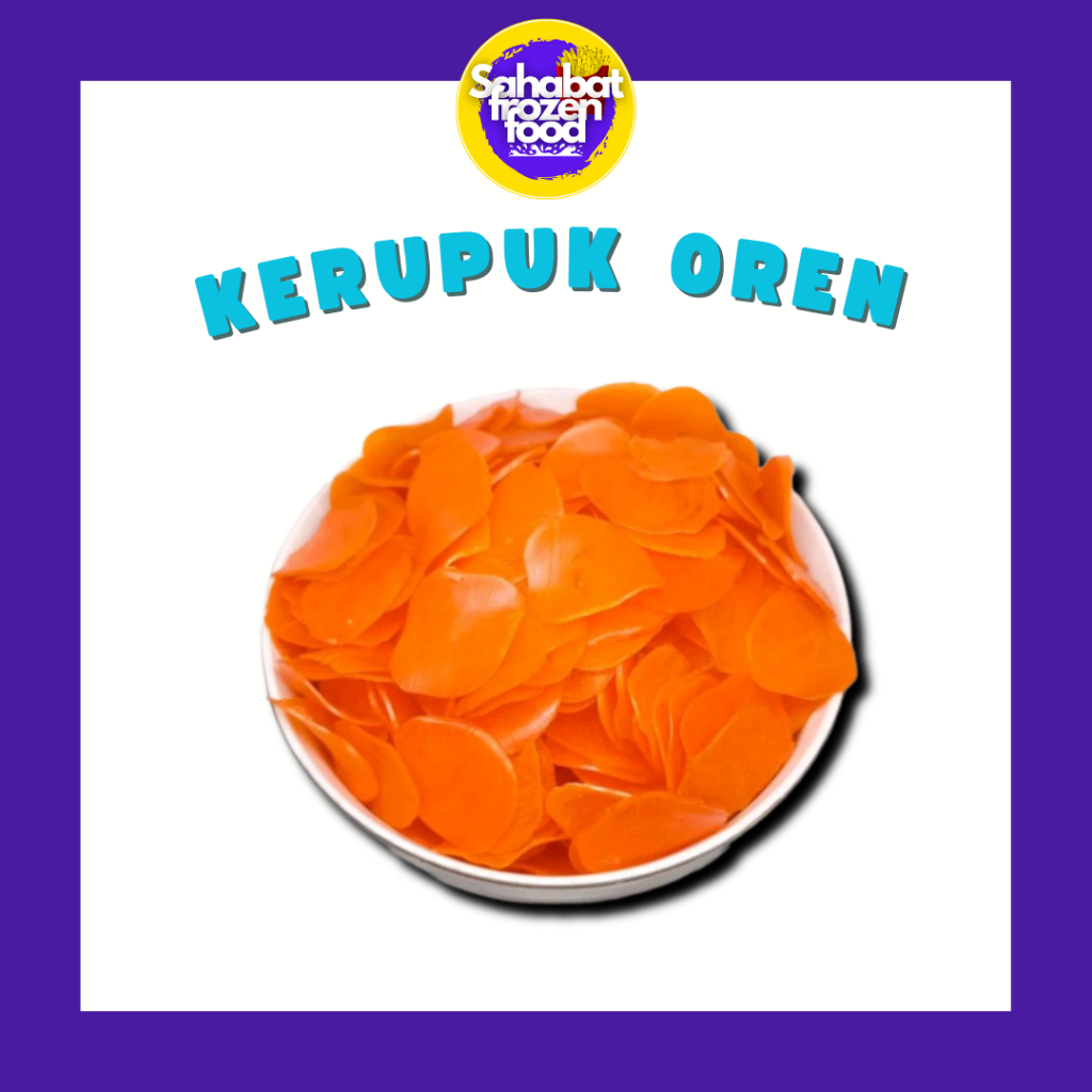 

Kerupuk Oren 100gr/ Kerupuk Seblak Mentah