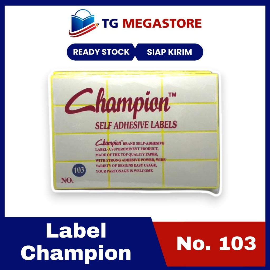 

Label Harga Champion No.103