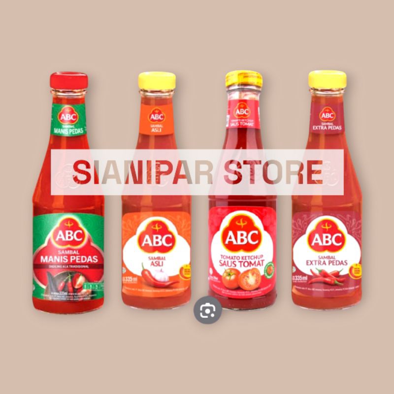 

Abc Sauce Sambal Btl 335ml - [ Pedas Manis, Asli, Extra Pedas, Tomat ]