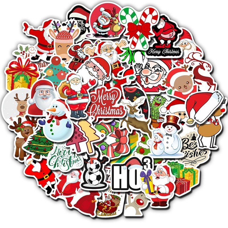 

Stiker Cutting MERRY CHRISTMAS Vinyl