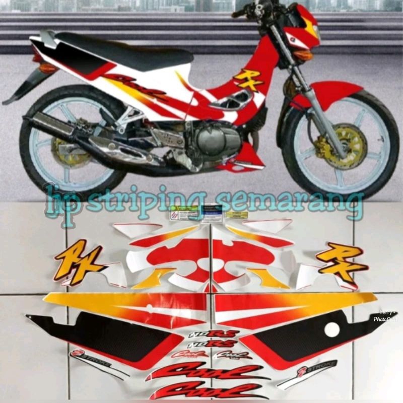 Striping Suzuki Rk Cool Merah
