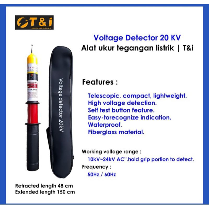 voltage detector 20kv merek T&I