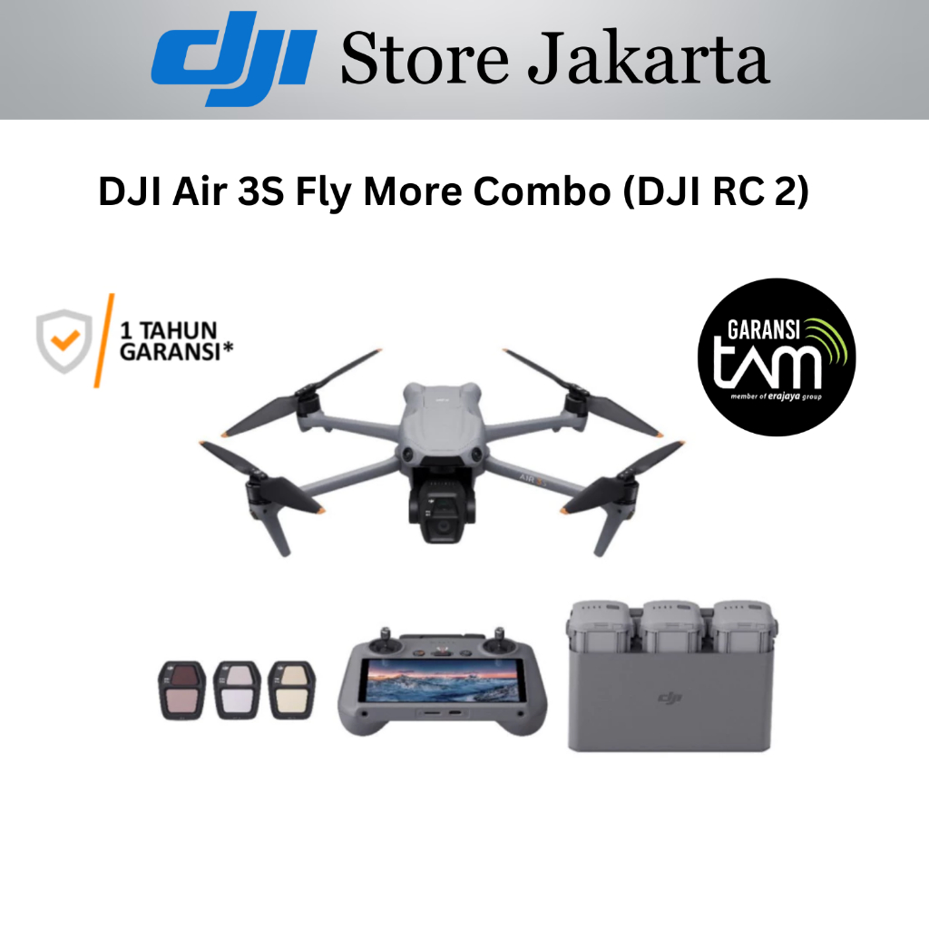 DJI Air 3S Fly More Combo (DJI RC 2)