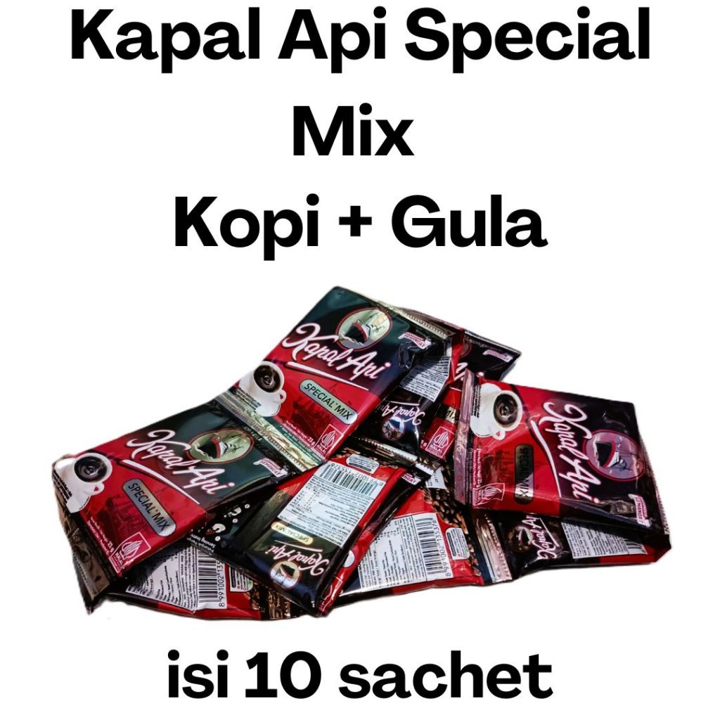 

Kopi Kapal Api Special Mix isi 10 Sachet