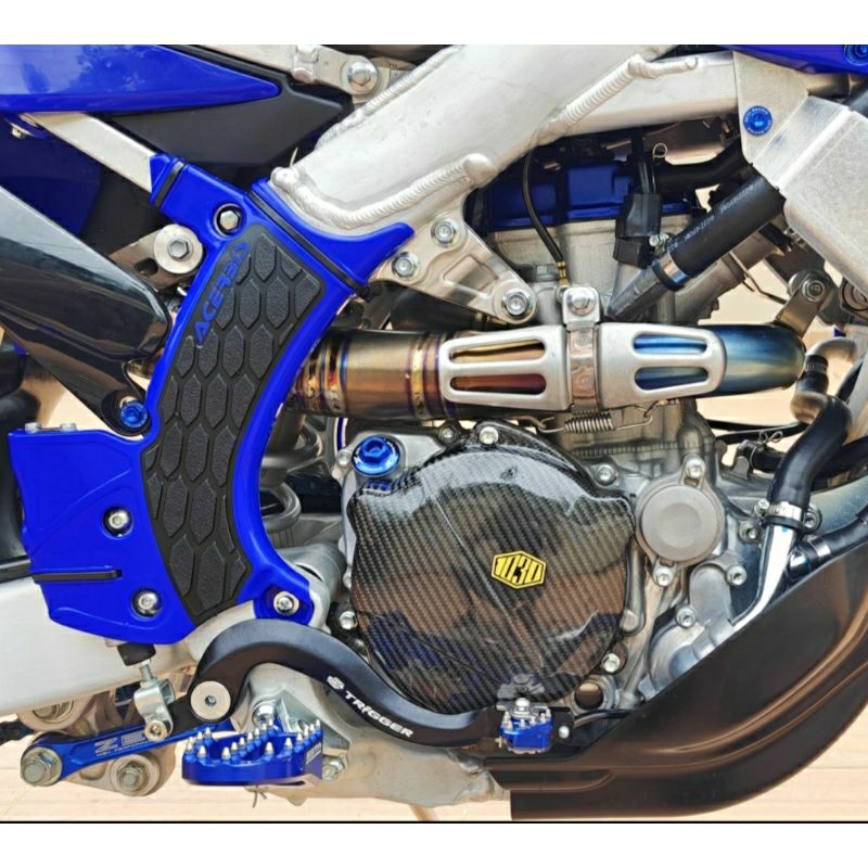 COVER BLOK MESIN CARBON YZ250F YZ250FX 2020 - 2023
