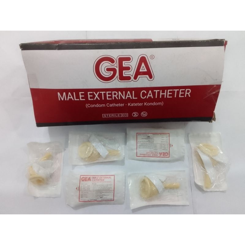 Kateter Kondom Pria / GEA Male External Catheter - ukuran M