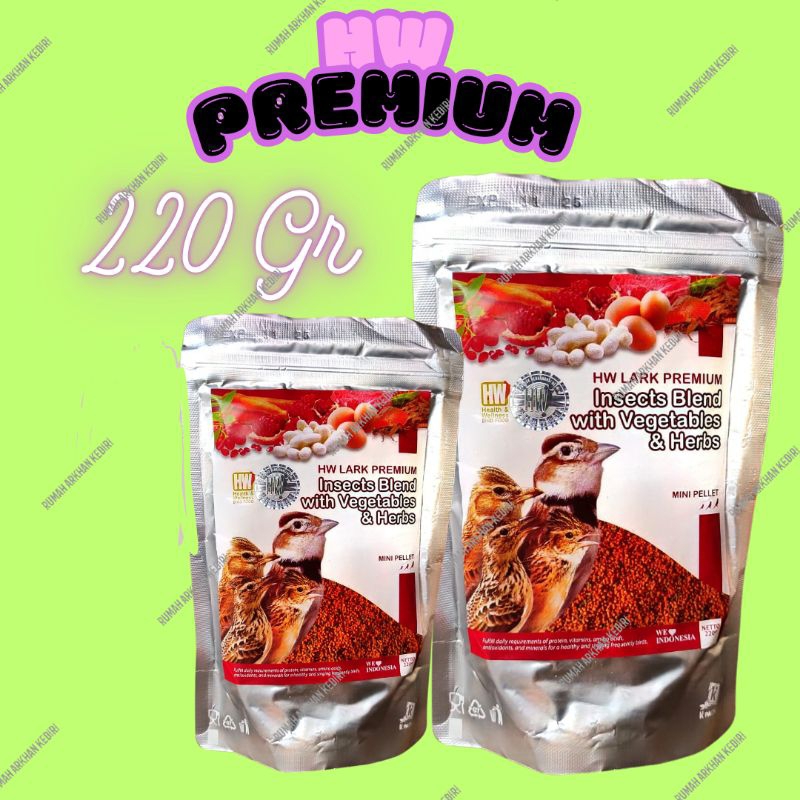 VOER HW LARK PREMIUM PAKAN BURUNG BRANJANGAN VOER HW LARK PREMIUM