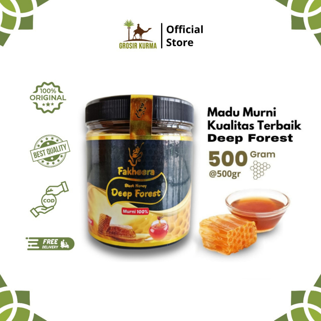 

Fakheera Madu Hutan Murni Asli Sumatera 500gr Natural Pure Honey Minuman Kesehatan