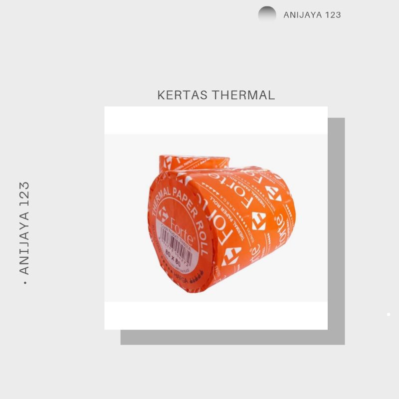 

Kertas Thermal / Kertas Kasir 80*80 mm Forte
