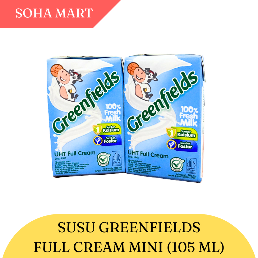 

Soha Mart Greenfields UHT All Varian (105ml)