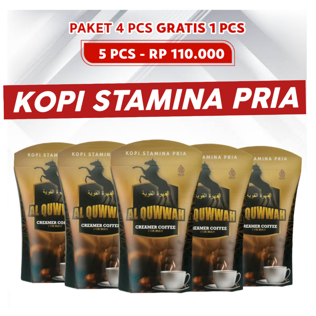

Kopi Al-Quwwah Creamer Kopi Stamina Pria Kuat Tahan Lama Kopi Herbal Kopi Penambah Stamina Pria