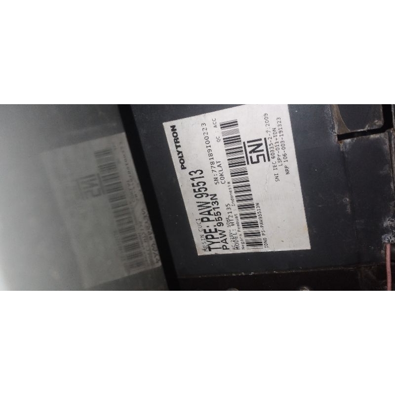 Body Top loading Polytron PAW 95513