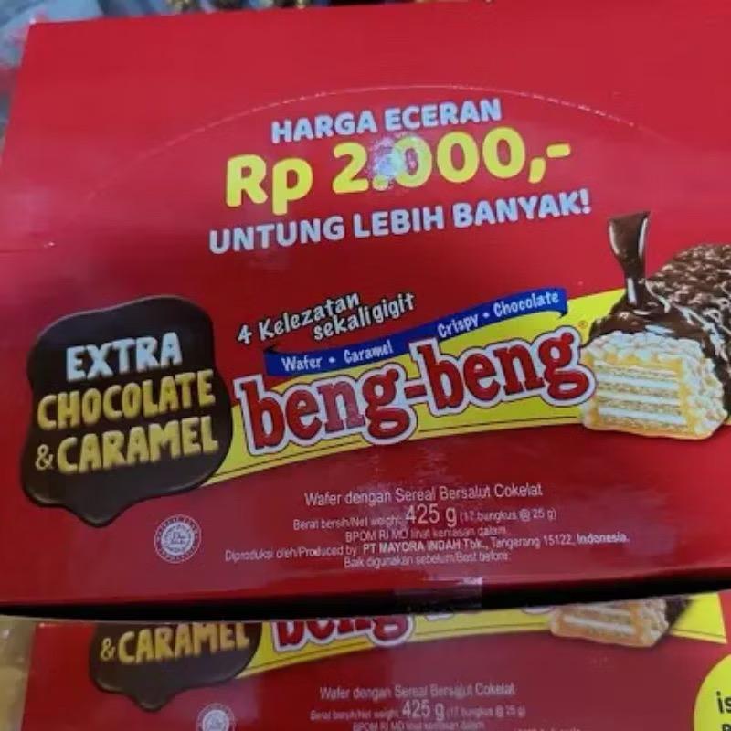 

COD BENG BENG WAFER COKLAT 1 BOX 17 PCS