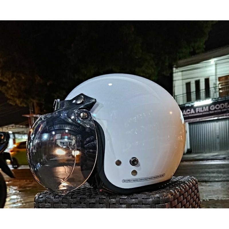 HELM BOGO ANAK CARKIDSS/STARKIDS KACA DATAR SNI