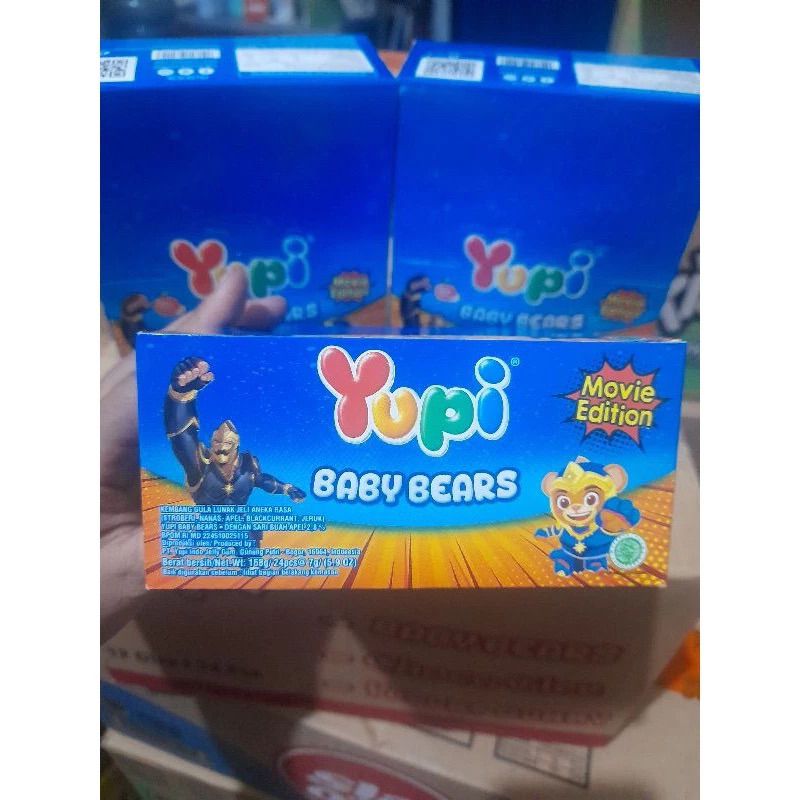 

Yupi Baby Bear Box isi 24 pcs
