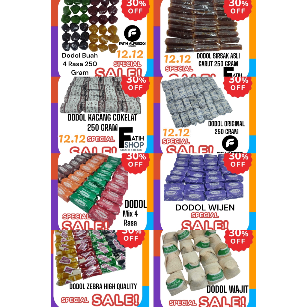 

Dodol Garut Original Mix Juwita 250 Gram