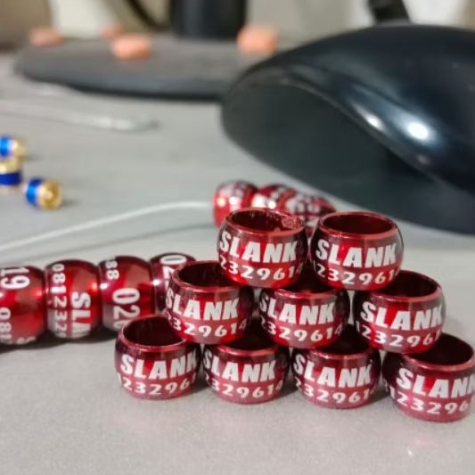 Gelang burung Ring burung bisa reques nama Ring burung merpati|murai|kutut|kacer dll