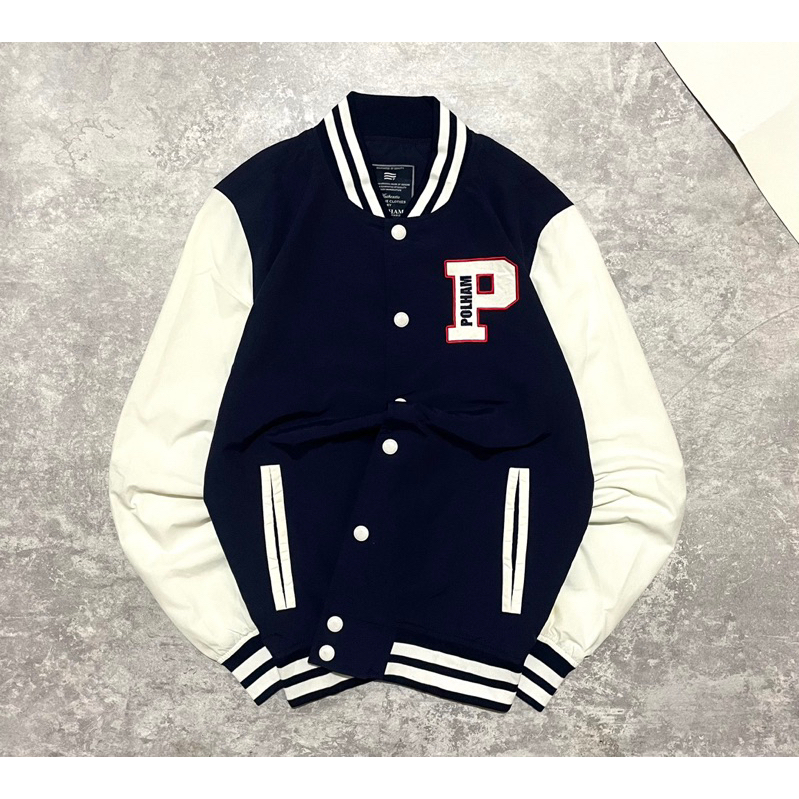 JACKET VARSITY POLHAM BACK PRINT