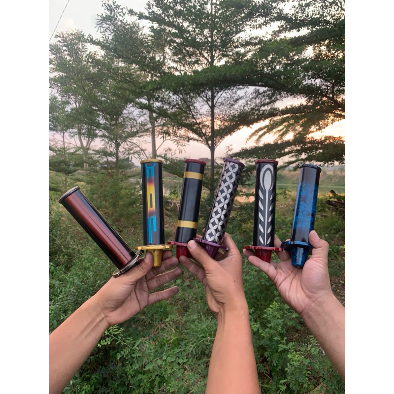 tongkat persneling/ handel gigi/ shift knop motif samurai