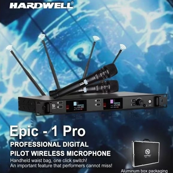Mic Wireless HARDWELL Epic-1 Pro | HARDWELL Epic1Pro | HARDWELL Epic-1Pro | HARDWELL Epic1 Pro (2 Ha