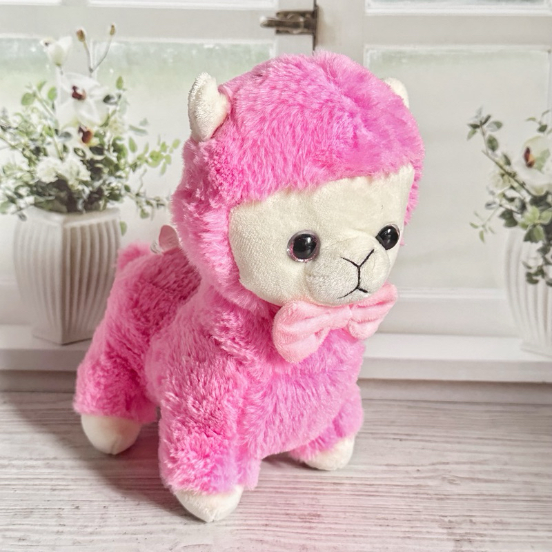 BONEKA ALPACA ALPAKA PITA PINK MAINAN ANAK KADO HADIAH ULANG TAHUN