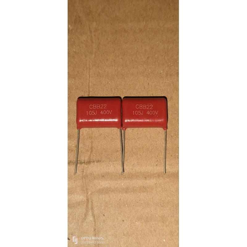 CAPASITOR MILAR 105J/400V ORIGINAL