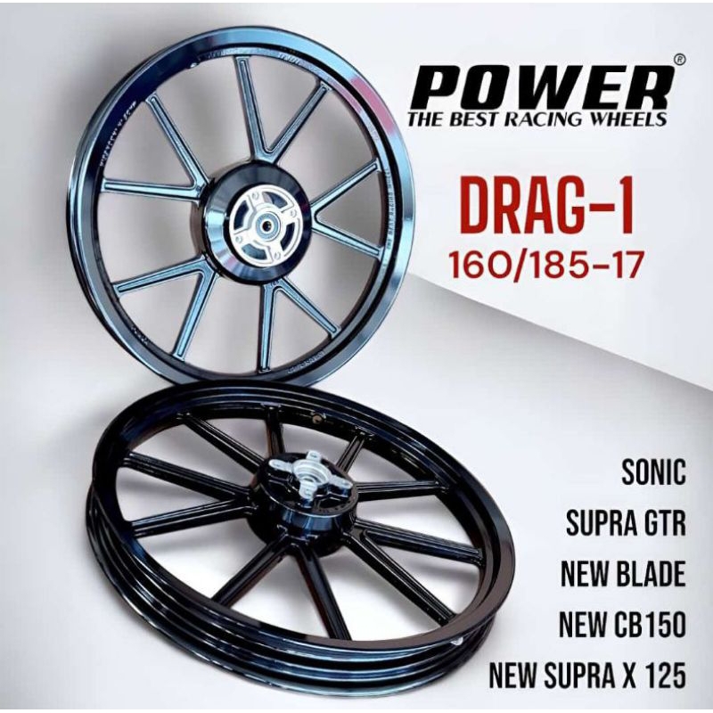 VELG GP DRAG WHEEL MODEL DAYTONA PNP SONIC 150, SUPRA GTR, NEW BLADE, New CB 150 DAN SUPRA 125 DD