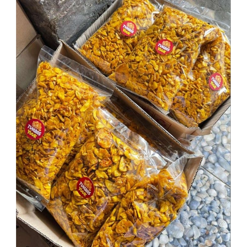 

Rempelan kripik pisang (mateng) berat 500gram