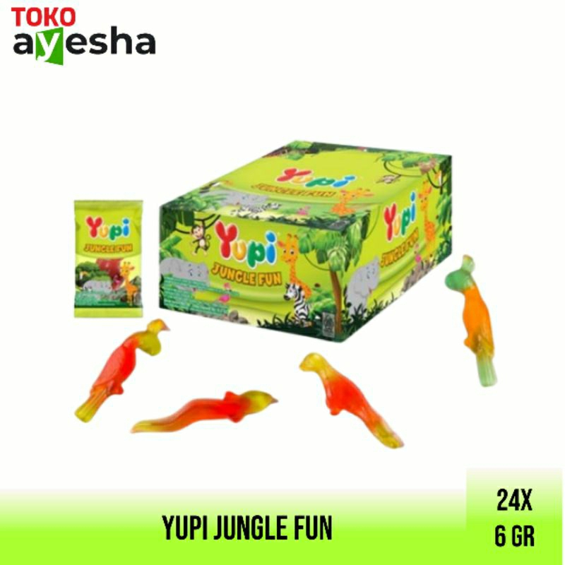 

Yupi Jungle Fun Box 144gr - 24x6 gr