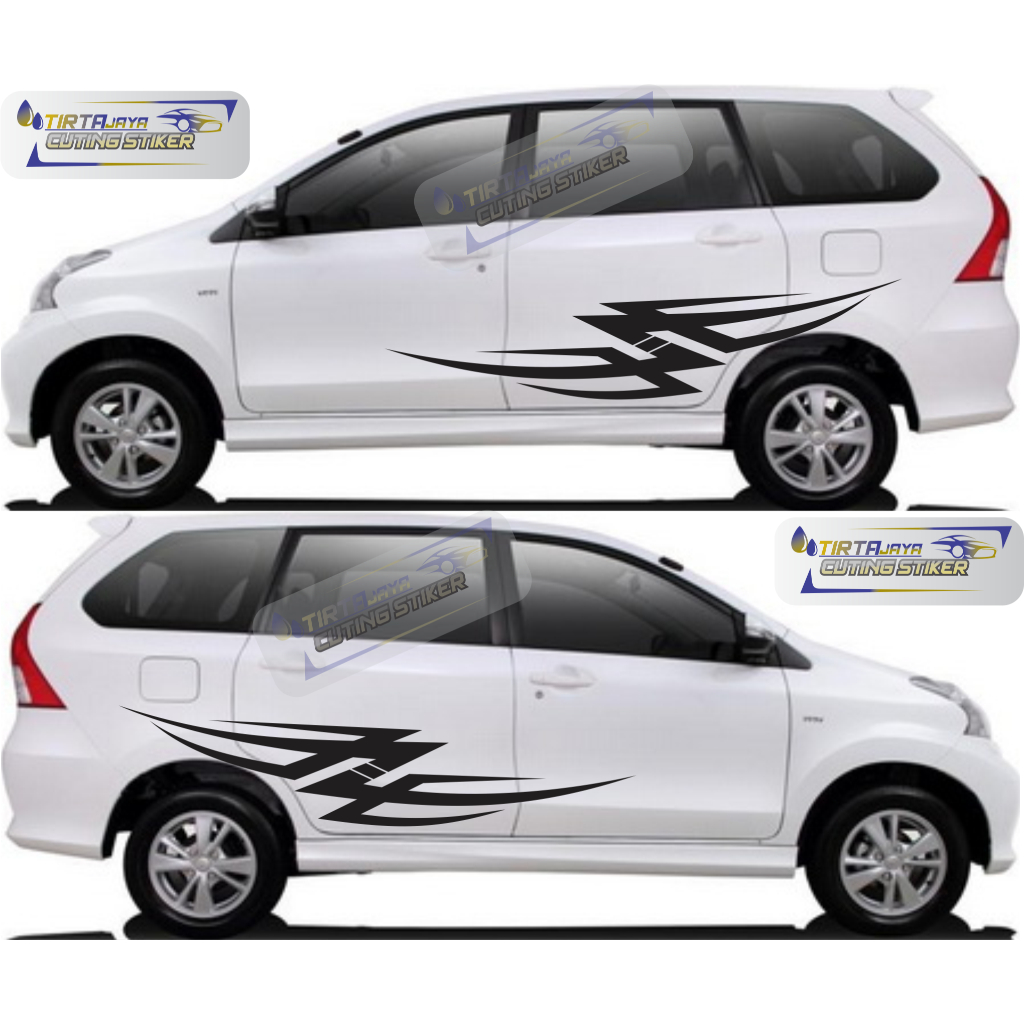 Stiker Cutting Mobil Avanza Lis Samping Cutting Stiker Mobil Avanza Keren