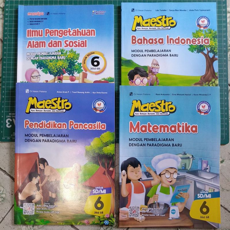 LKS MAESTRO. Kelas 6 (semester 1 & 2). kurikulum merdeka. terbaru