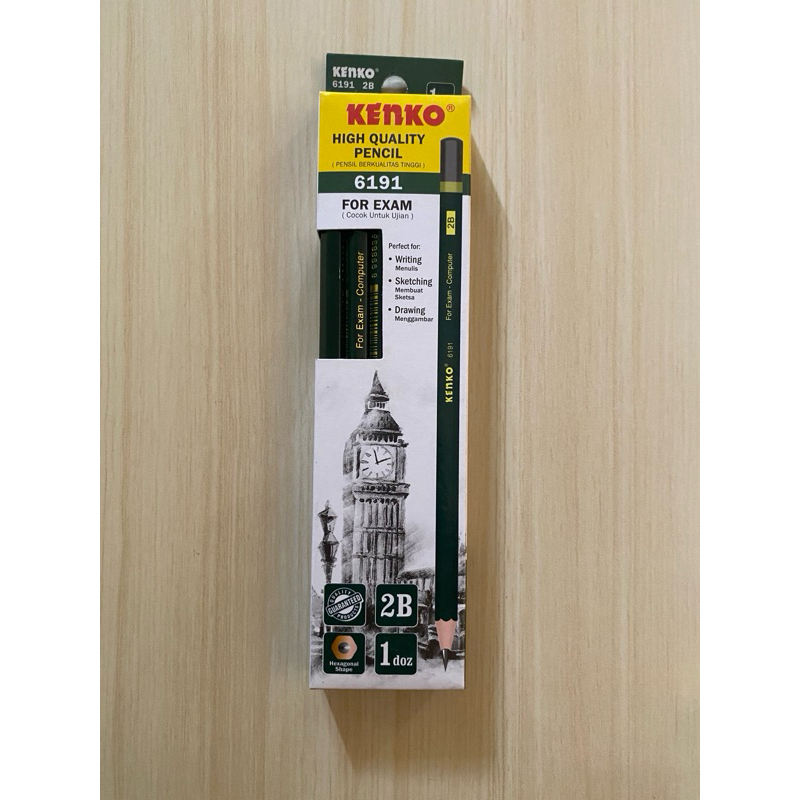 

PENSIL KENKO 6191 2B isi (12pcs)
