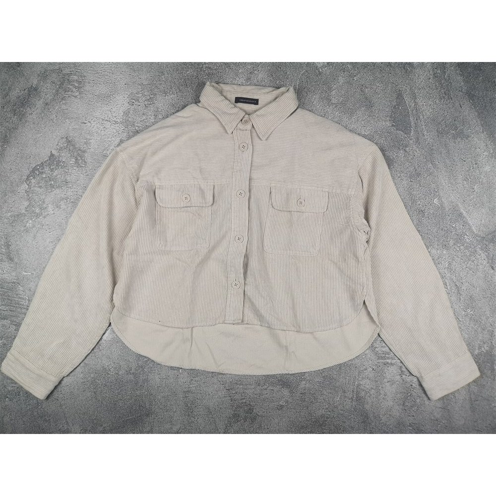 Kemeja Panjang Corduroy URBAN RESEARCH Crop Long Sleeve Shirt