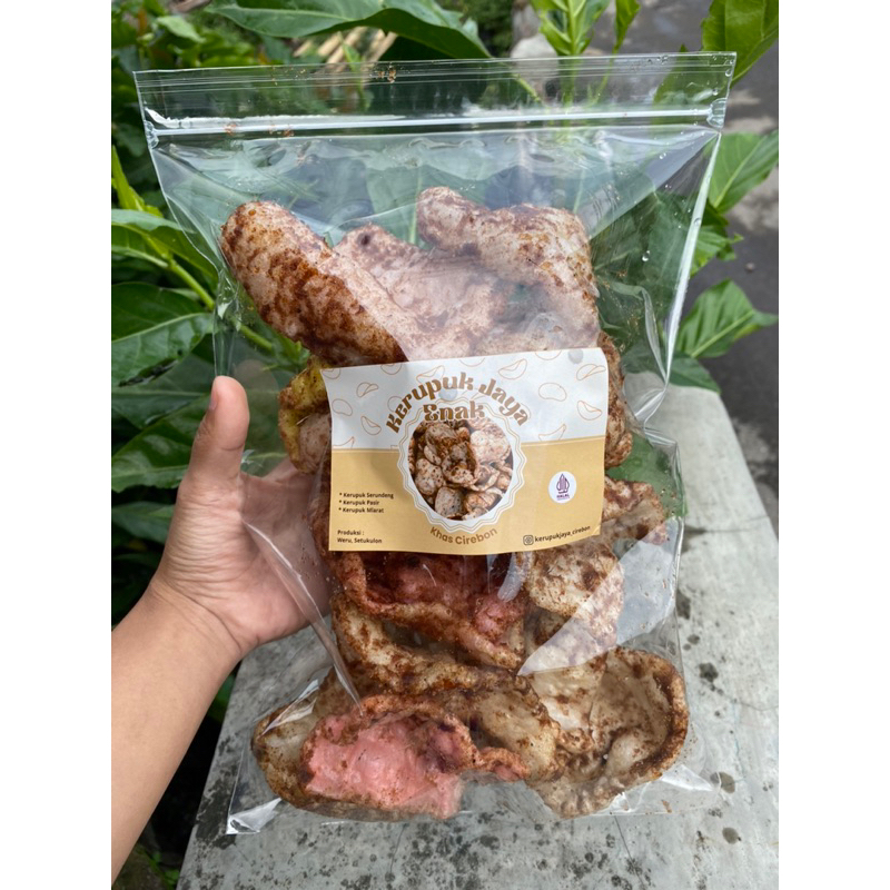 

KERUPUK MELARAT SERUNDENG KHAS CIREBON KERUPUK KOTAK/SILET